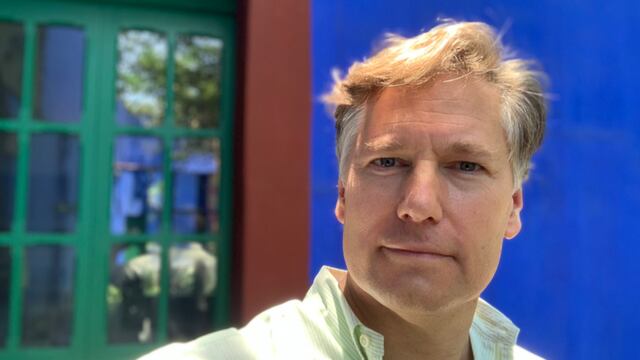 El Embajador Christopher Landau desde el Museo Frida Kahlo en la Casa Azul.