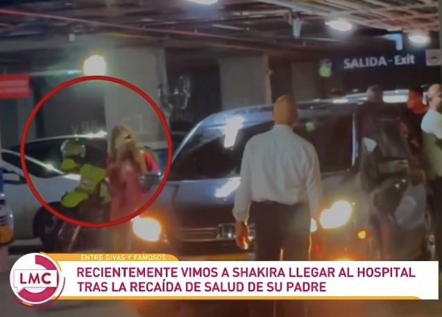 Captan a Shakira en el hospital