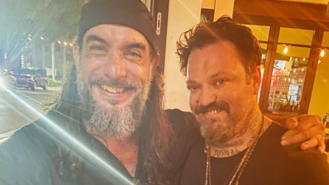 Bam Margera, skater de Jackass, y Dominik, luchador de la MMA