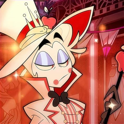 Fondo de pantalla de Lucifer Morningstar de Hazbin Hotel