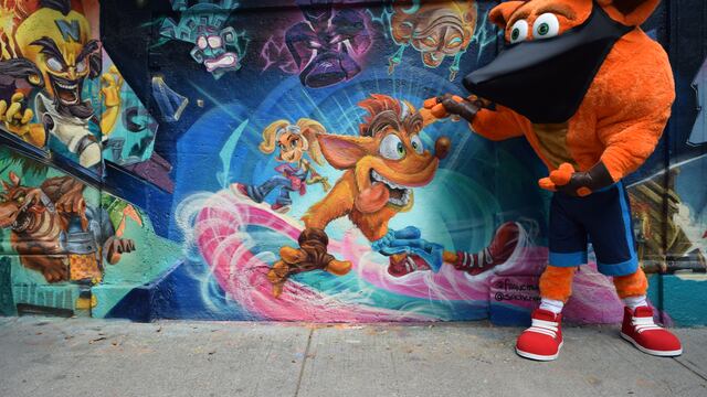 Mural Crash Bandicoot