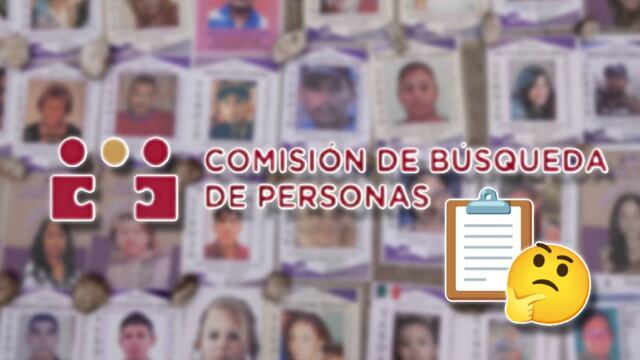 Lista de postulados a la Comisión de Búsqueda de Personas en CDMX