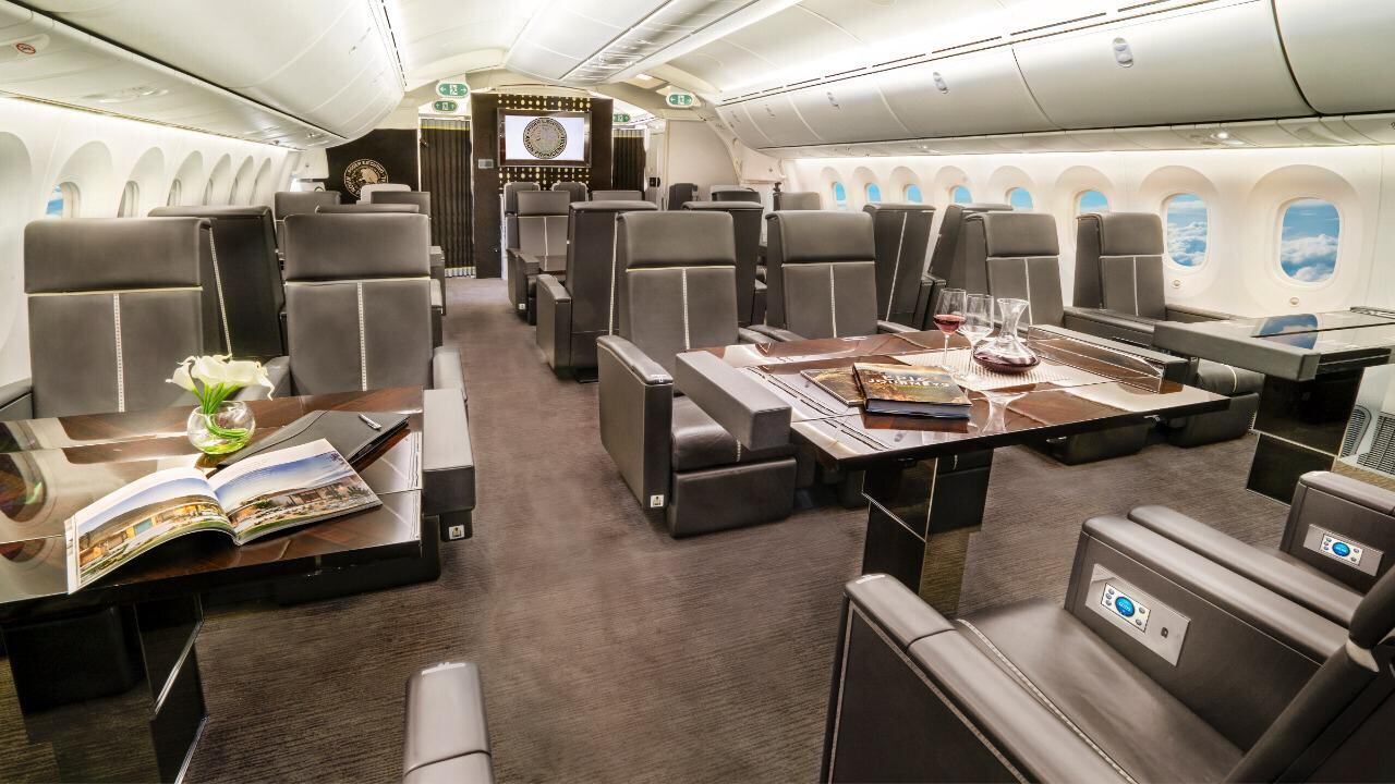 Así es el interior del Avión Presidencial que próximamente volverá a México