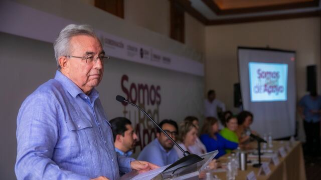 Rubén Rocha, gobernador de Sinaloa