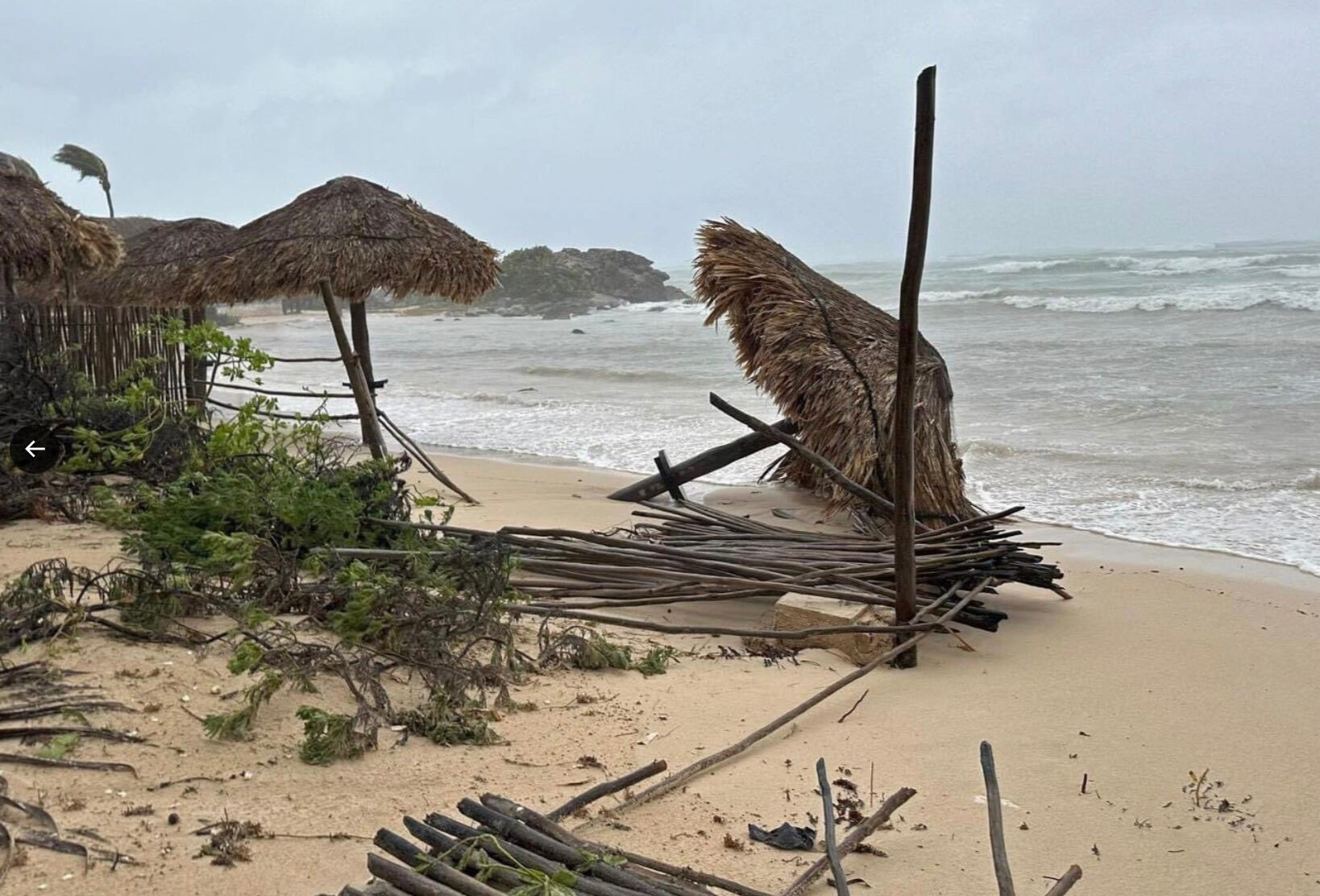 Huracán Beryl en México