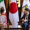 Samuel García recibe a la princesa Takamado de Japón para inaugurar Jardín Japonés