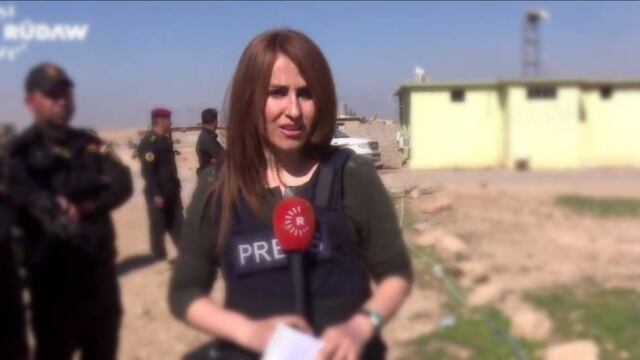 Shifa Gardi, corresponsal de guerra de Rudaw