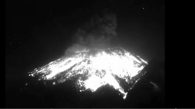 Volcán Popocatépetl registra explosión