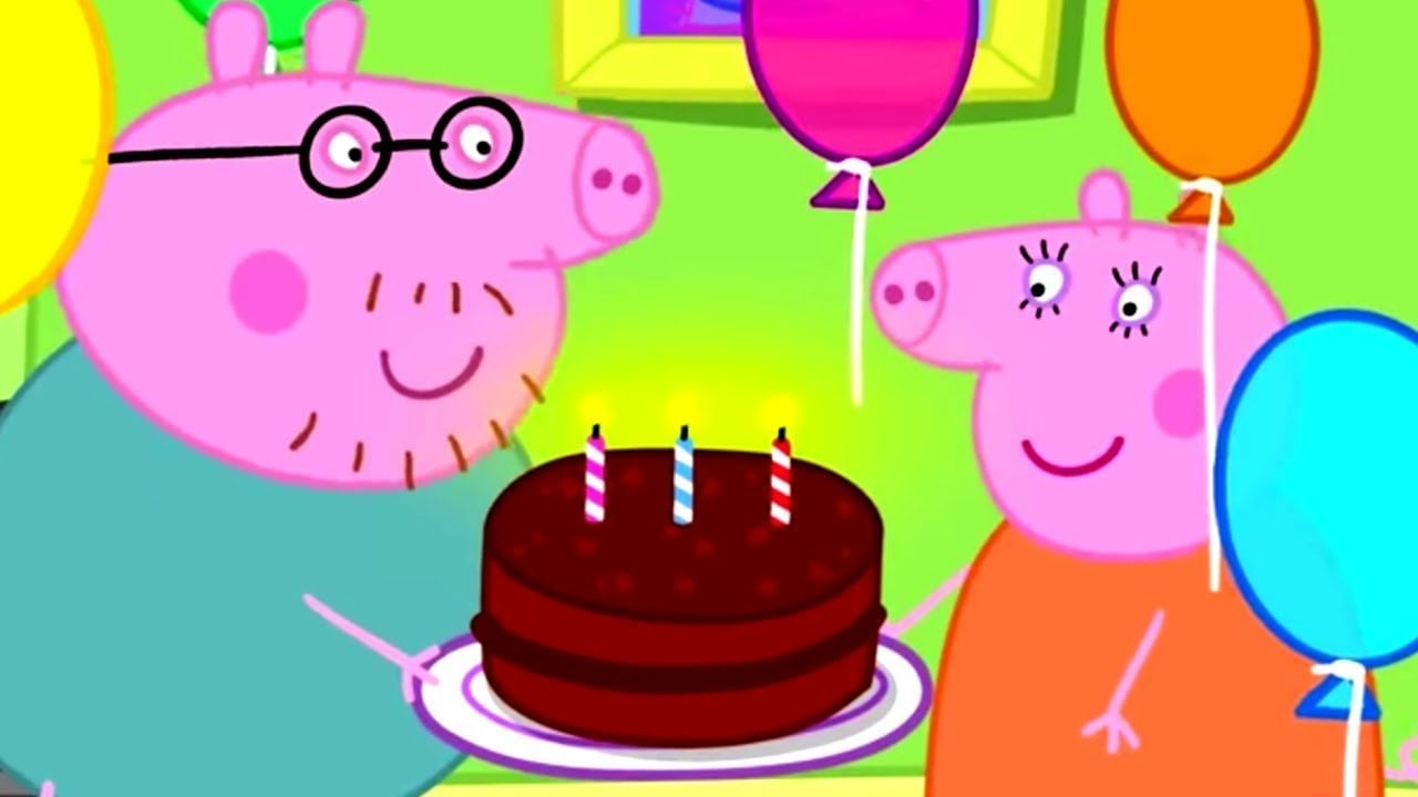 Peppa Pig celebra el cumpleaños de Mamá Cerdita