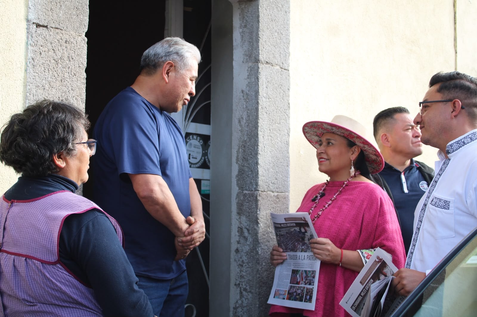 Ana Lilia Rivera inicia caminatas en Tlaxcala.