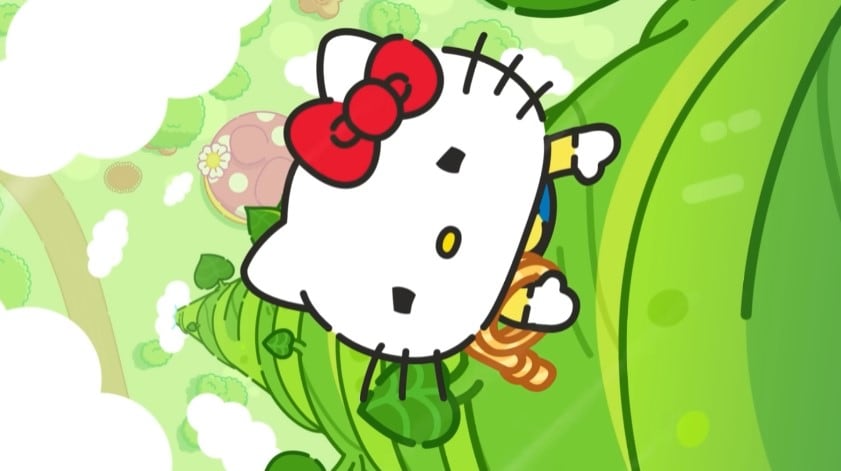 El tallo de frijoles de Hello Kitty