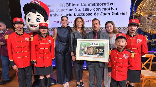 LOTENAL devela billete conmemorativo de Juan Gabriel.