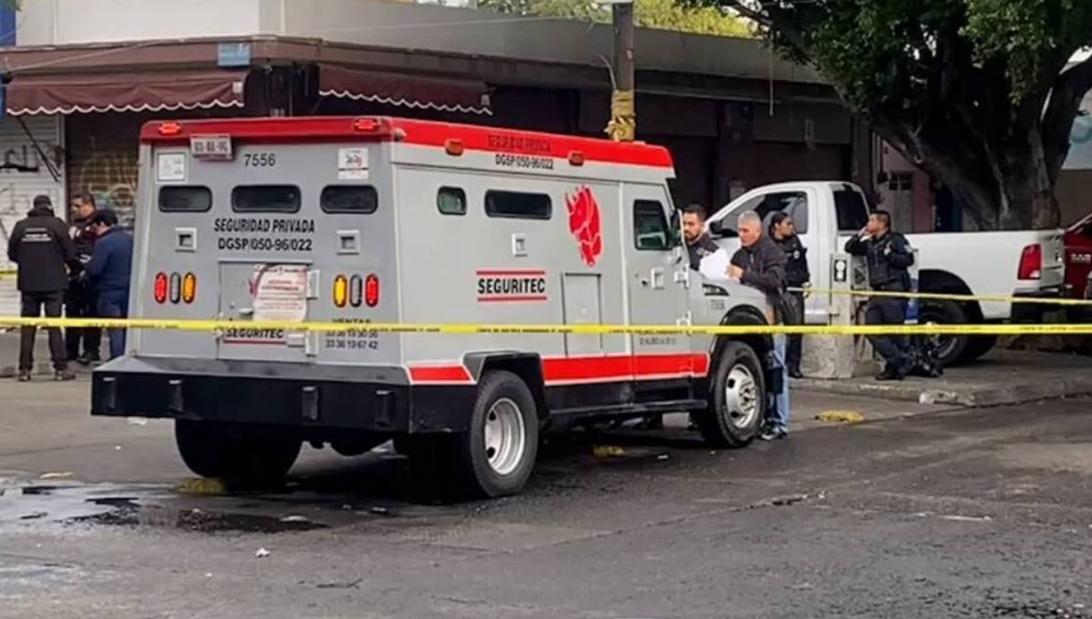 Matan a custodios de valores y roban 7 millones de pesos en Guadalajara