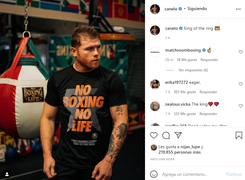 Canelo Álvarez es el "rey de reyes"