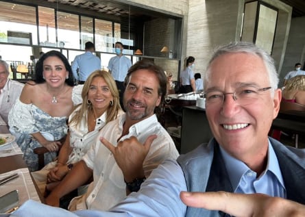 Luis Lacalle Pou, Ricardo Salinas Pliego