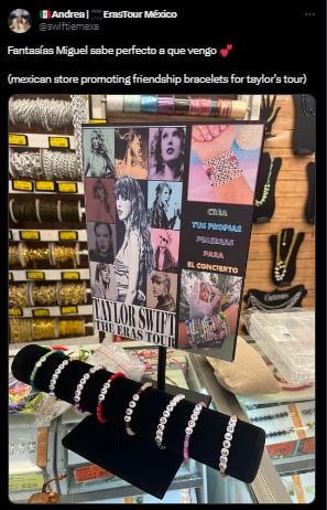 Fantasías Miguel da un paso a lo grande gracias a las pulseras de la amistad de Taylor Swift