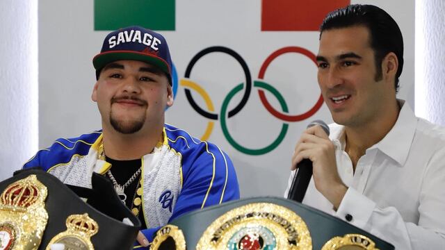 Andy Ruiz y Miguel Torruco.