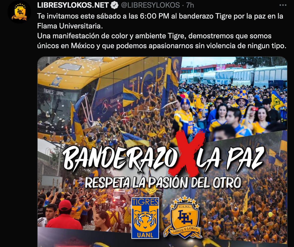 Libres y Lokos, barra del Club Tigres
