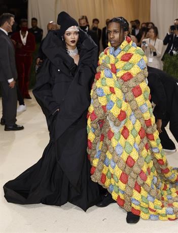 Rihanna y A$AP Rocky en la MET Gala