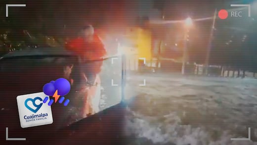 Deslave afecta la México-Toluca tras intensas lluvias que provocaron inundaciones en Cuajimalpa