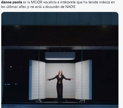 Usuarios aplauden la una forma en que Danna Paola cantó Aún te quiero.