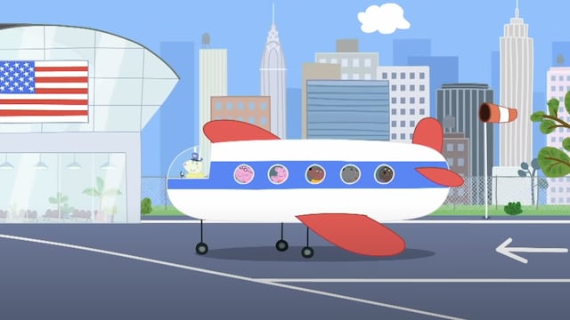 Peppa Pig conoce ciudades de Estados Unidos