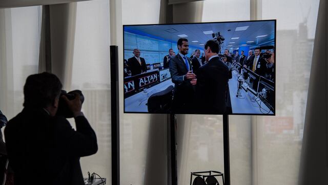 Directivos de Altán Redes con el expresidente Enrique Peña Nieto