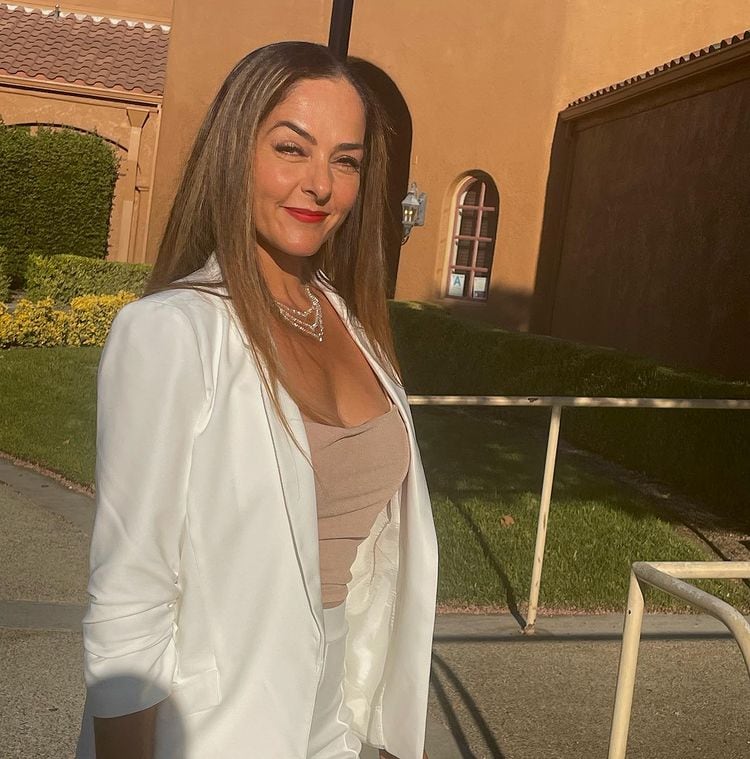 Andrea García, hija de Andrés García.