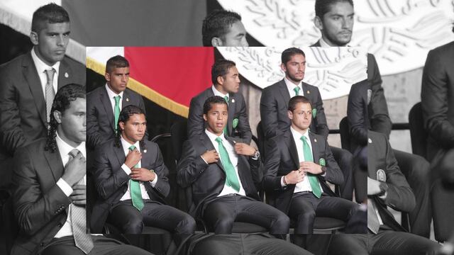 Jugadores de la Selección Nacional de Futbol.