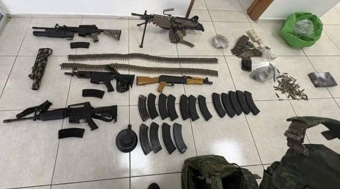La cifra de armas decomisadas en 100 días de gobierno de Claudia Sheinbaum
