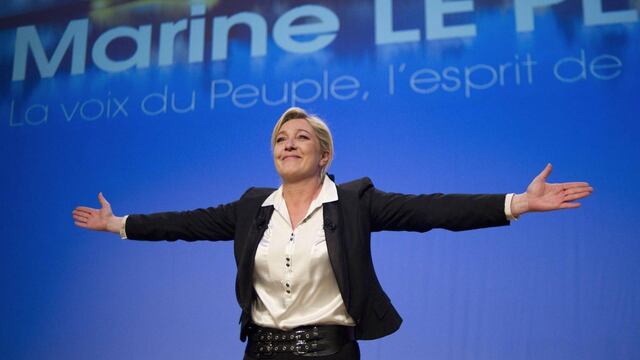 Marine Le Pen, líder del Frente Nacional