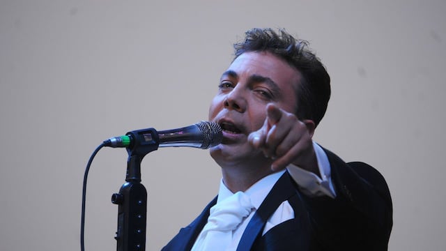 El cantante Cristian Castro