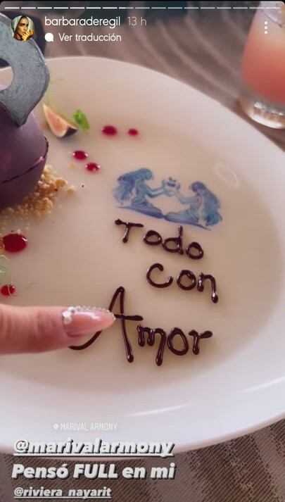 Bárbara de Regil y su postre especial