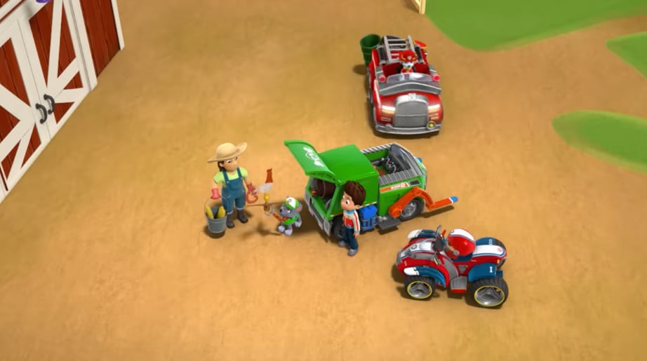 Rocky de Paw Patrol por Día Internacional del Reciclaje de Teléfonos Móviles