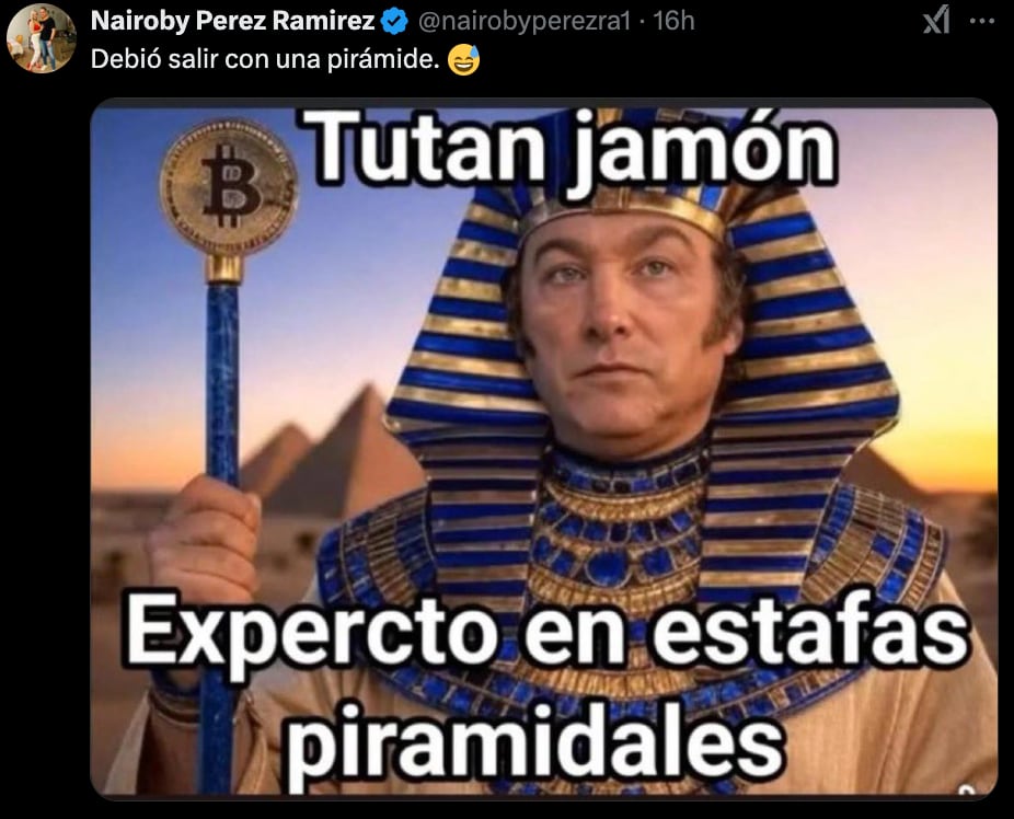 Memes de motosierra de Javier Milei a Elon Musk