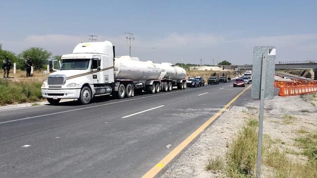 El aseguramiento se dio en la carretera Monterrey-Saltillo.