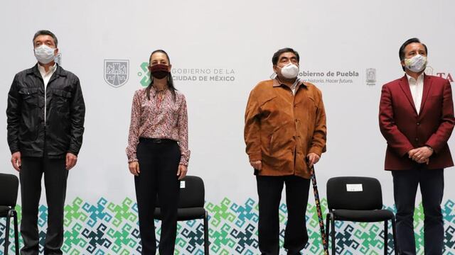 Gobernadores y jefa de gobierno.