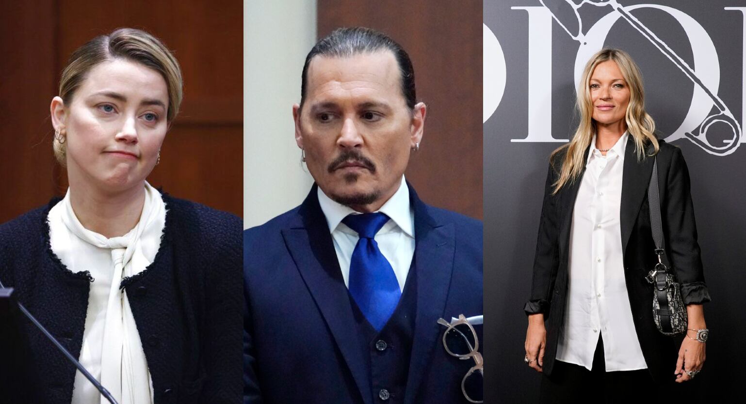 Amber Heard dice que su ex empujó a Kate Moss por las escaleras