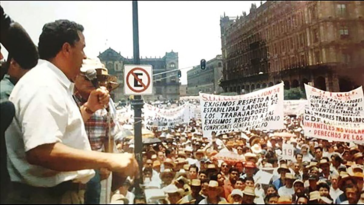 Manifestación contra el Jefe de Gobierno del DF, AMLO