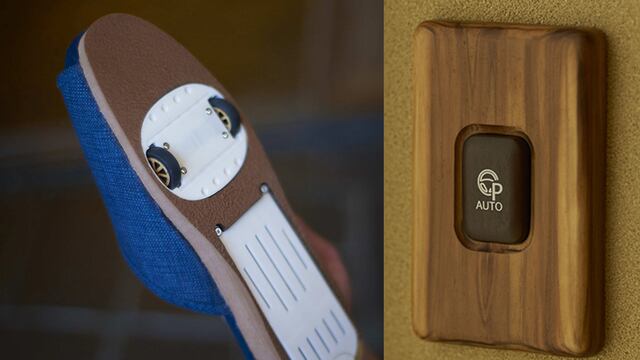 Las pantuflas autónomas desarrolladas por Nissan.