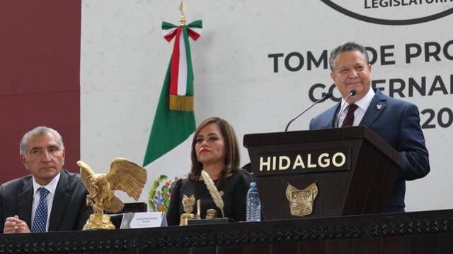 Julio Menchaca asume gubernatura de Hidalgo