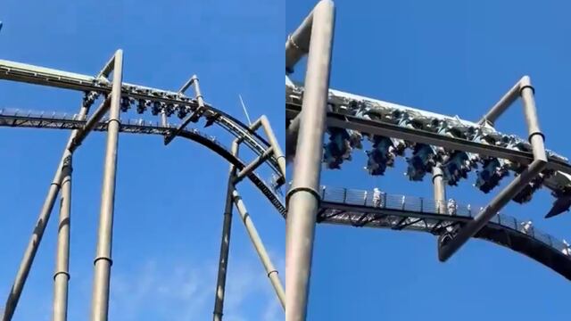 VIDEO: Montaña Rusa en Japón falla y deja de cabeza a pasajeros por casi una hora