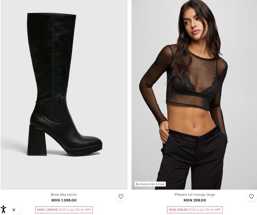 Rebajas en Pull and Bear en ropa para mujer de la colección invierno 2023