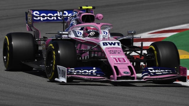 Sergio Pérez en acción.