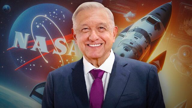 AMLO recibe al directo de la Nasa en Palacio Nacional