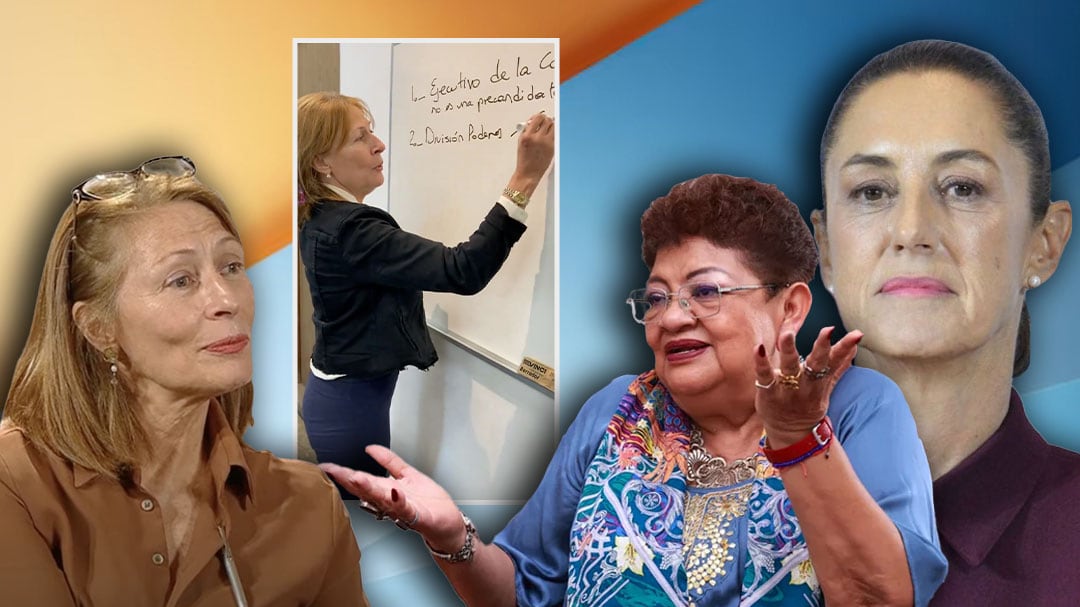 Tatiana Clouthier recurre al pizarrón para explicar quién perdió tras el rechazo de Ernestina Godoy