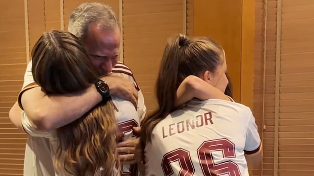 La Familia Real celebra la victoria de España ante Francia