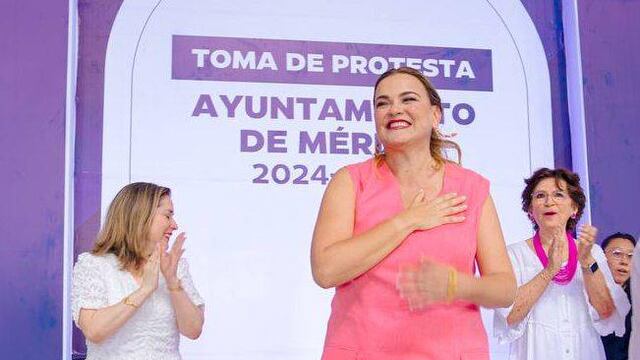 Cecilia Patrón rindió protesta como alcaldesa de Mérida