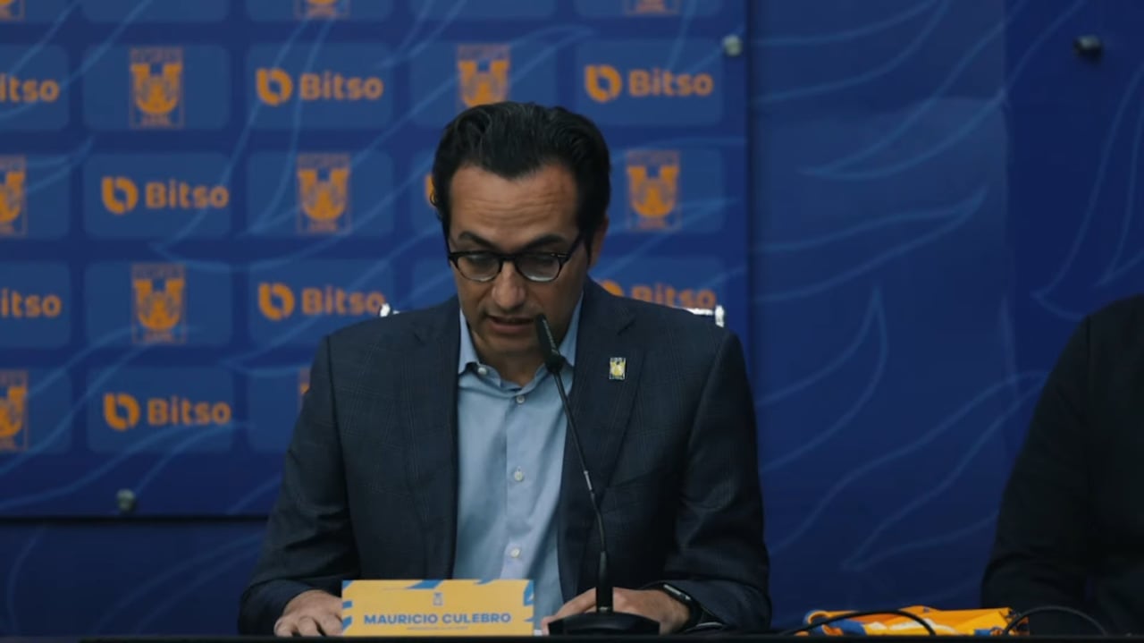 Mauricio Culebro. Bitso es el nuevo patrocinador de Tigres