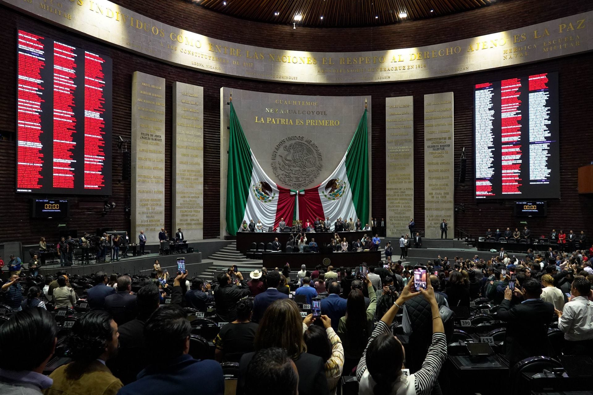 Sesión de la Cámara de Diputados